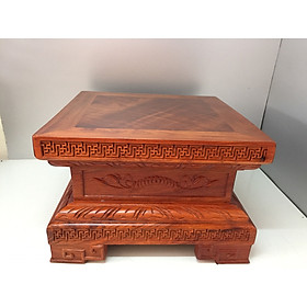 Mua Đôn Kê Tượng   đế kê tượng ( gỗ hương vân đá ) thợ làm kỉ phun sơn PM đẹp (Đảm bảo đôn  đẹp hơn trong ảnh)