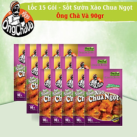 Lốc 15 Gói Sốt Sườn Xào Chua Ngọt Ông Chà Và 90g Sweet & Sour Ribs Sauce