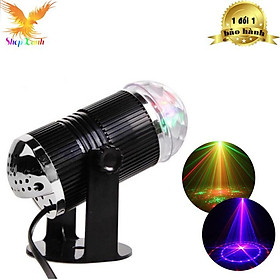 Mua Đèn led xoay 7 màu cảm ứng âm thanh cực đẹp 5*