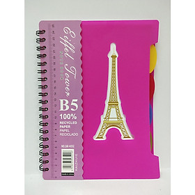 Sổ Lò Xo Phân Trang Eiffel Tower B5