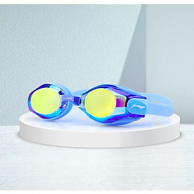 Kính bơi người lớn LI-NING tráng gương chống sương mù - Xanh dương - Hàng chính hãng