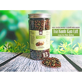 Hình ảnh TRÀ XANH GẠO LỨT RANG BROWN RICE 500GR