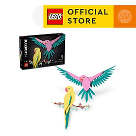 LEGO ADULTS 31211 Đồ chơi lắp ráp Đôi chim vẹt treo tường (644 chi tiết)