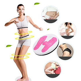 Dụng Cụ Tập Thể Dục Xoay Eo Hỗ Trợ Massage Chân Xoay 360 Độ
