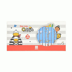 Màu sáp Hồng Hà | Sáp màu Oringa 8/12/18/24 màu dành cho học sinh mẫu giáo, tiểu học