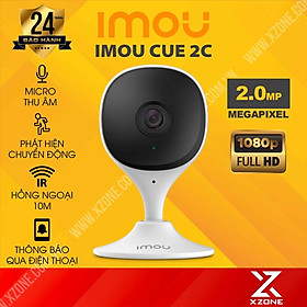 Camera IMOU Cue 2C 2MP Camera Wifi, góc nhìn rộng, tích hợp micro thu âm, bản quốc tế - Hàng Chính Hãng