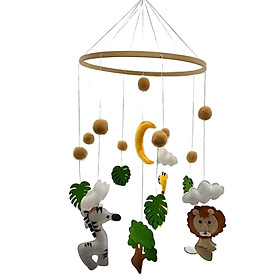 Baby Crib  Felt Animal Ornament for  Ceiling Hanging Baby Rooms