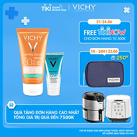 Bộ Sản Phẩm Chống Nắng & Căng Mượt Da VICHY Capital Soleil Dry Touch