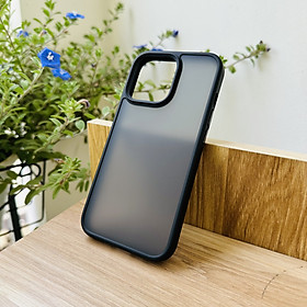 Ốp lưng dành cho  iPhone 13 Pro Likgus lưng nhám viền màu- Hàng chính hãng