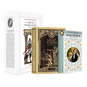 Hình ảnh Combo 3 tác phẩm của Henryk Sienkiewicz: Hiệp sĩ Thánh chiến + Quo vadis + Trên sa mạc và trong rừng thẳm