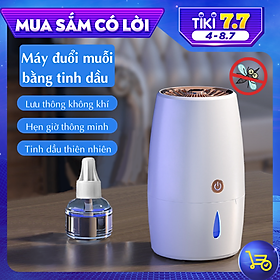 Mua Máy đuổi muỗi bằng tinh dầu BOORUI 05  Thiết kế thông minh hẹn giờ  khuếch tán nhanh lưu thông không khí   đuổi muỗi hiệu quả an toàn với trẻ nhỏ  chống rò rỉ  tặng kèm tinh dầu đuổi muỗi