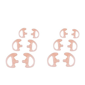 6Pairs (S+M+L) Replacement Silicone Earplug Earbuds For Two Way Radio