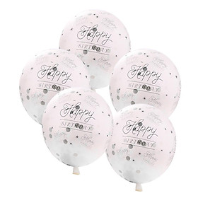 Latex confetti balloon with 5 pieces
