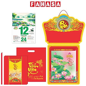 Lịch Bloc Siêu Đại - Sen Việt - Bảng Treo Metalize-Hoa - 20 x 30 cm - TĐ22