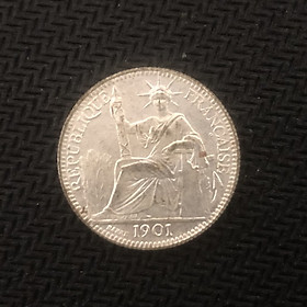 Mua Xu hoa xòe Đông Dương - Indochine 10 cent 1901 lưu niệm