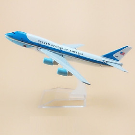 Mô hình máy bay B747 For_ce One  16cm