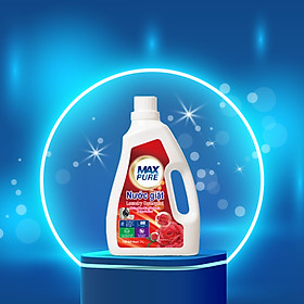 Chai nước giặt Maxpure Hương Hoa Hồng Bulgaria 3L