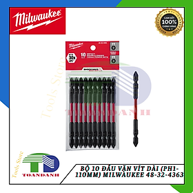 Mua Bộ 10 Đầu vặn vít dài (PH1-110mm) Milwaukee 48-32-4363