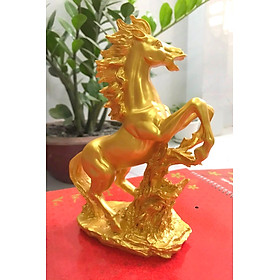 Mua Tượng Ngựa Vàng Phong Thủy Mã Đáo Thành Công Trang Trí Bàn Làm Việc Chất Liệu Nhựa Composite  TPT073