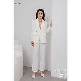 Quần Cullotes Emspo cạp bản to ghép bộ cùng blazer VQL0213