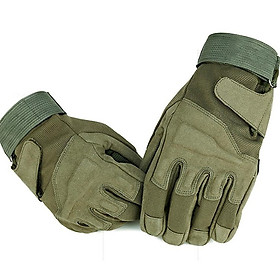 Găng tay chiến thuật blackhawk dài ngón - xanh - xl