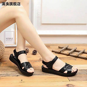 Dép quai hậu- Sandal đi mưa chất liệu da mềm đế cao su non êm chân siêu nhẹ siêu chắc chắn- mã SP: Sandal lá