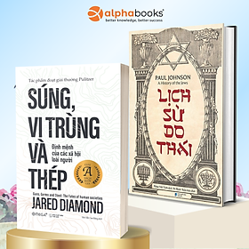Combo Sách Lịch Sử Thế Giới : Súng, Vi Trùng Và Thép + Lịch Sử Do Thái
