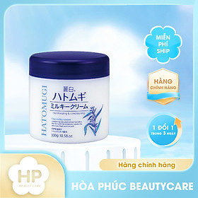 Kem Dưỡng Trắng Da Chiết Xuất Hạt Ý Dĩ Hatomugi Milky Cream (300 G)