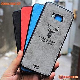 Ốp lưng s8 galaxy s8 plus chống bám vân tay hình Nai 3D nhiều màu sắc phụ kiện điện thoại huỳnh tân store