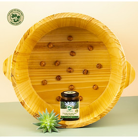 Combo 01 lọ cao ngâm chân Trang Nguyên + 01 chậu gỗ