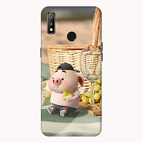 Ốp lưng điện thoại Realme 3 hình Heo Con Tham Ăn - Hàng chính hãng