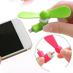 Mua Quạt mini 2 cánh cắm cổng sạc iphone  samsung