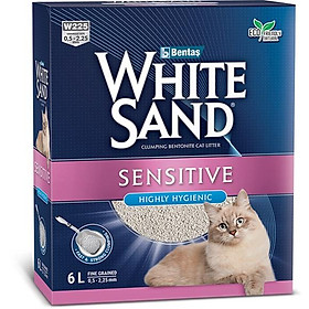 Cát Vê Sinh Cho Mèo White Sand Sensitive Cho Mèo Nhạy Cảm – Chính Hãng - Xuất Xứ Thổ Nhĩ Kỳ