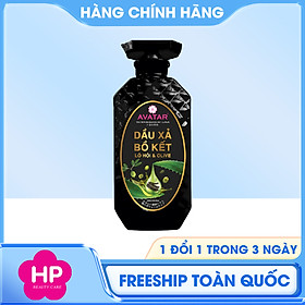 Dầu Gội Và Dầu Xả Phục Hồi Tóc Suôn Mượt Avatar Bồ Kết Lô Hội Và Olive 600mL