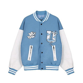 Áo Khoác Hoodie Bomber Phong Cách Bóng Chày Undertrap Siêu Hot- Mẫu đang Trend Thịnh Hành Giới Trẻ Săn Lùng