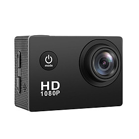 OurLife 1080p HD Out Action Camera Go Waterproof Pro Sport DV Mũ bảo hiểm Kỹ thuật số Ghi lại video thể thao Lặn chạy màu cam: Đen