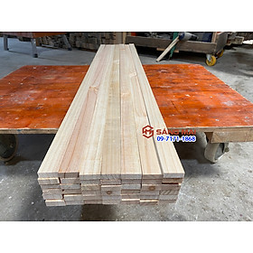 [MS166] Thanh gỗ thông 1cm x 3cm x dài 1m + láng mịn 4 mặt