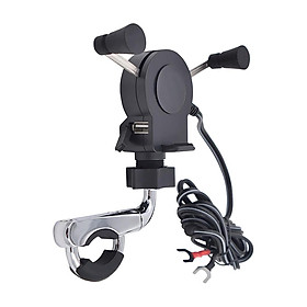 Universal Motorcycle Cell Phone Holder Mobile Phone Bracket Handlebar Mount