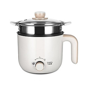 Mua Nồi điện đa năng hiệu Lotor chống dính cao cấp  nồi lẩu mini dung tích 1 3L có thể điều chỉnh nhiệt độ   nồi lẩu đa năng có lồng hấp tiện lợi  nồi nấu lẩu chống dính với thiết kế nhỏ gọn dễ dàng vệ sinh- Hàng nhập khẩu