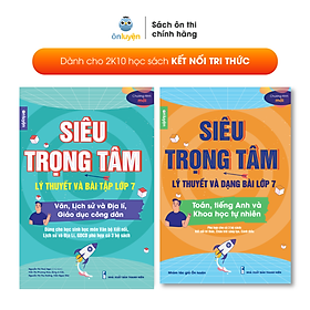 Hình ảnh Lớp 7 (Bộ Kết nối )- Combo 2 Sách Siêu trọng tâm TOÁN, TIẾNG ANH, KHTN và Văn, Khoa học xã hội lớp 7- Nhà sách Ôn luyện