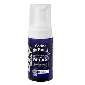 Sữa rửa mặt tạo bọt hữu cơ Organic Micellar Foam Relax Corine De Farme 100ml