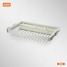 Ngăn kéo treo quần âu đa năng kết hợp khay đựng đồ, màu trắng Garis GW04