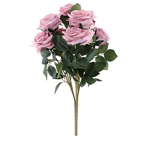 Artificial French Rose Flower Bouquet Wedding Home Floral Decor
