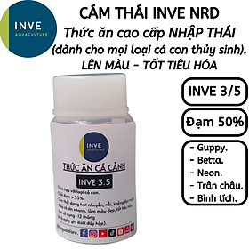 Hủ 10G Cám Thái Inve 3/5 - 3.5 - Thức ăn cá cảnh, cám cá con, cá 7 màu, cá betta, cá thủy sinh  - Hingaostore