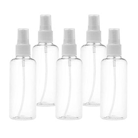 40x 100ml Mini Clear Plastic Spray Fine Mist Sprayer Makeup Atomizer Bottles
