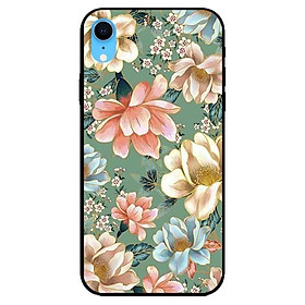 Ốp lưng dành cho Iphone X / Xs - Iphone Xs Max - Iphone Xr mẫu Hoa Xanh Hồng Vàng