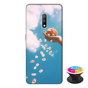 Ốp lưng dành cho điện thoại Realme X hình Cánh Hoa Xuân - tặng kèm giá đỡ điện thoại iCase xinh xắn - Hàng chính hãng