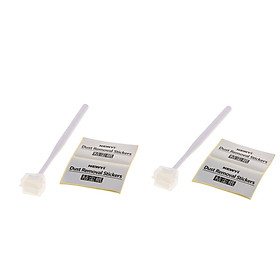 2X Sensor Cleaning Brush Cleaner Jelly Pen Dust Removal CCD CMOS (White)