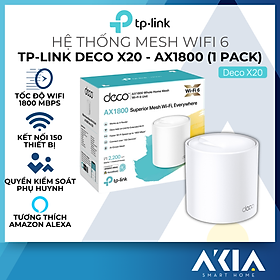 Bộ Phát Wifi Mesh TP-Link Deco X20 Wifi 6 AX1800 - HÀNG CHÍNH HÃNG