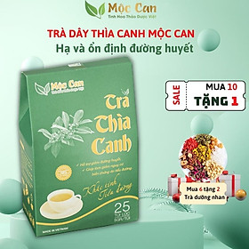 Trà dây thìa canh tiểu đường Mộc Can giúp giảm đường huyết ngăn ngừa những biến chứng của bênh tiểu đường hộp 25 túi lọc